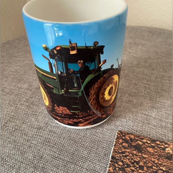 John Deere Mug and Coaster set in original packaging - Picture 3 of 12